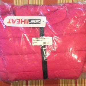 32 Degrees Pink Puffer Jacket, Nwt